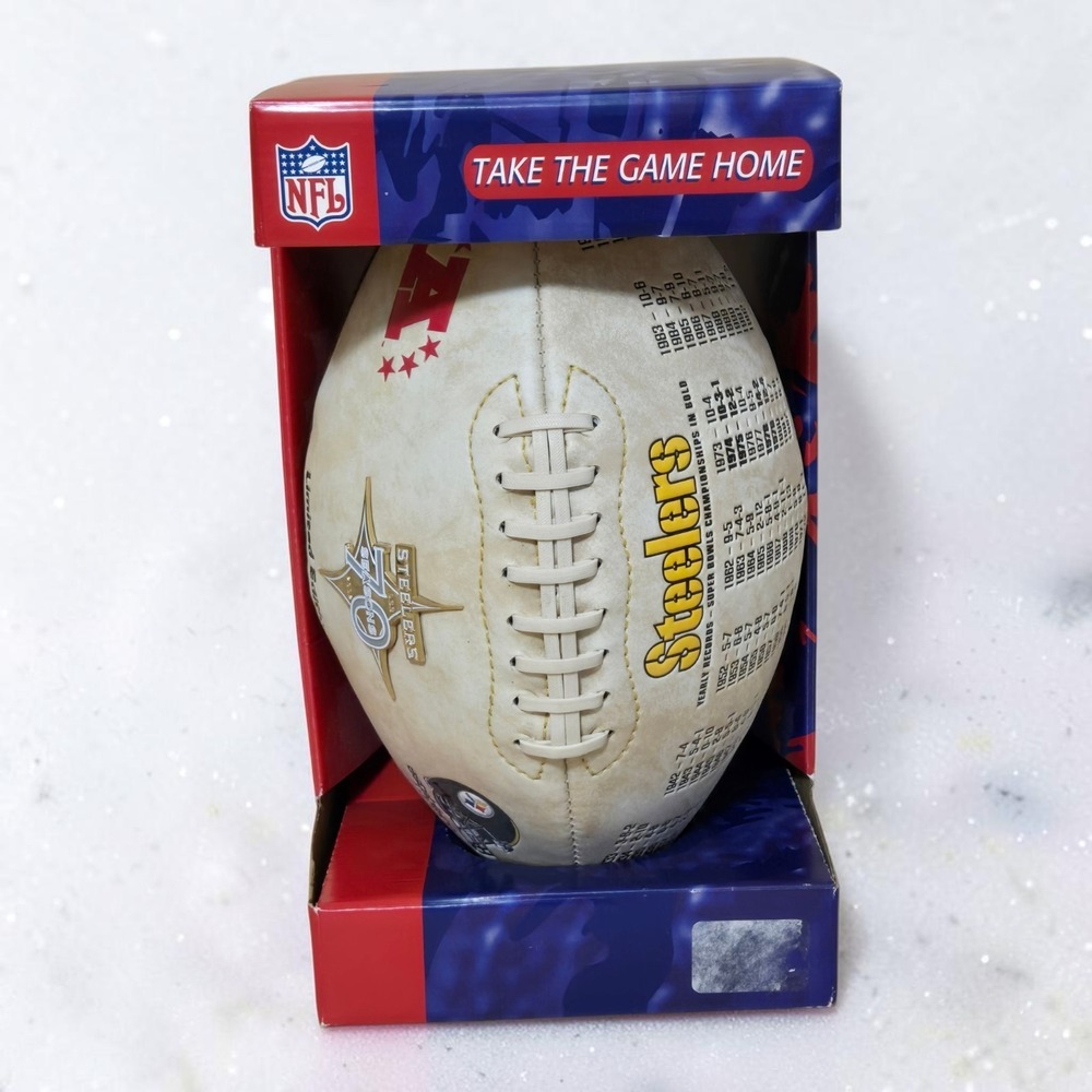 Vintage Pittsburgh Steelers 70 Seasons 1933-2002 Limited Edt. NFL Football w Box
